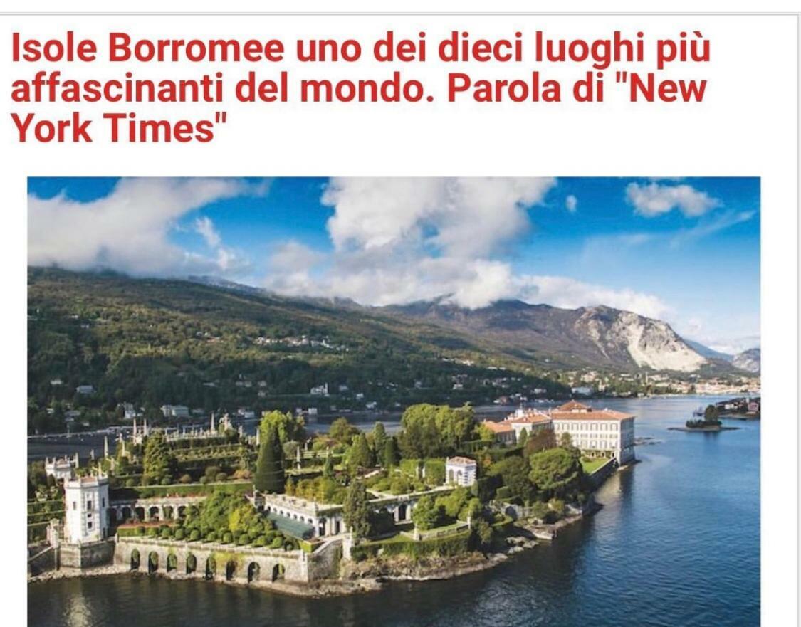 Artelago Silver Panoramic Lake View Baveno Exteriör bild